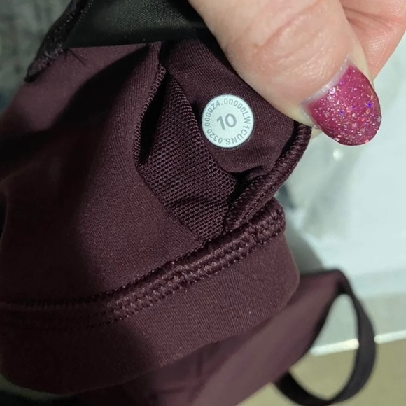 Lululemon Align Tank Diamond Dye Cassis Black 10 - Picture 8 of 8